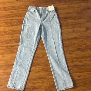Abercrombie & Fitch Women’s Light Blue Straight Jeans